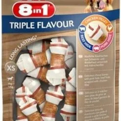 8in1 Triple Flavour Os De Poulet - XS 21 Pièces