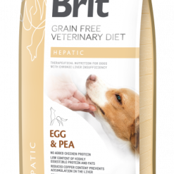 Brit Grain Free Veterinary Diet Dog Hepatic Oeufs Et Pois 2kg