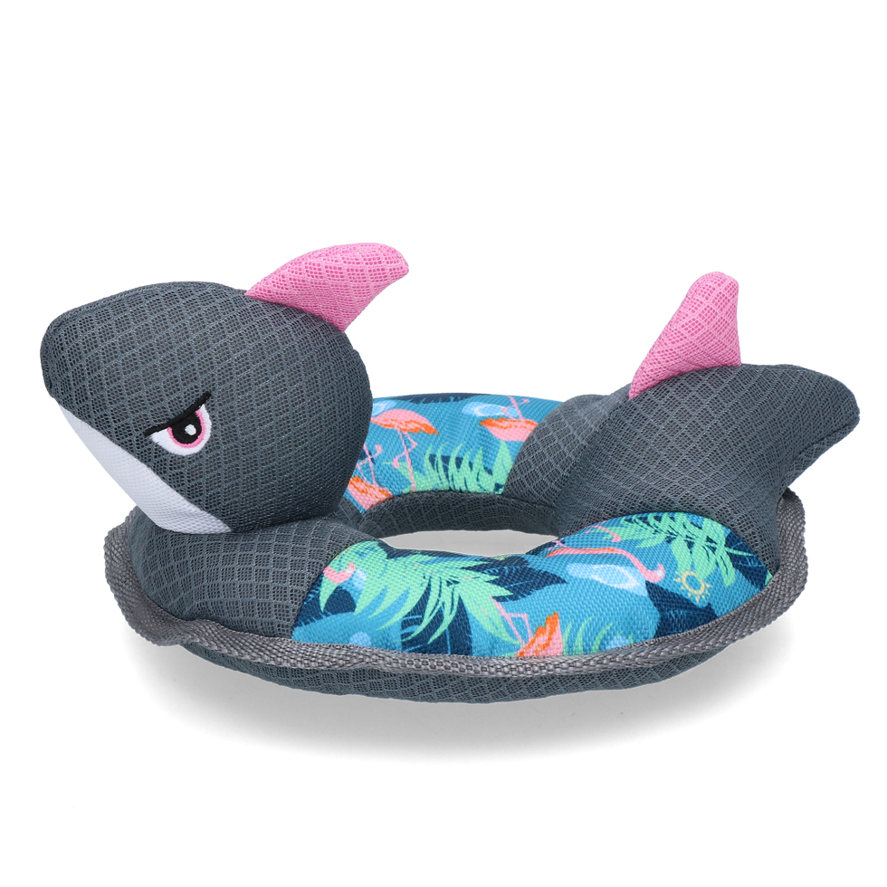 CoolPets Ring O' Sharky (Flamingo) Ring REKIN Water Toy 36cm 3 CoolPets Ring O' Sharky (Flamingo) Ring REKIN Water Toy 36cm