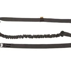 Dingo Laisse Avec Amortisseur Et Poignée Noir 170cm