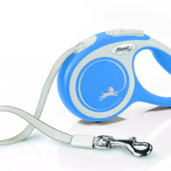 FLEXI Laisse New Comfort M Ruban 5m Jusqu'à 25kg Bleu