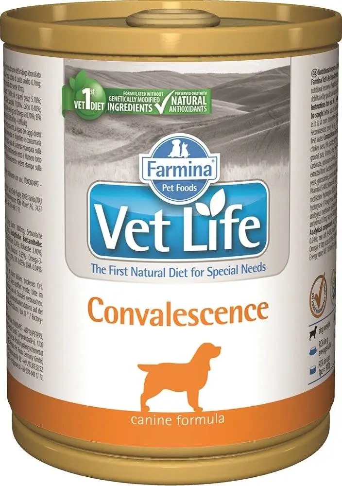 Farmina Vet Life Canine Convalescence 300g X6 3 Farmina Vet Life Canine Convalescence 300g X6