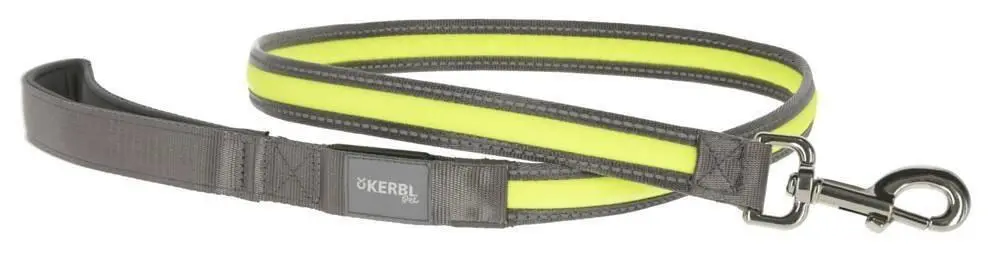 KERBL Longe D'attache Jaune Light & Reflex 120cm 3 KERBL Longe D'attache Jaune Light & Reflex 120cm